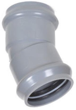 UPVC Push-In Elbow 22.5°